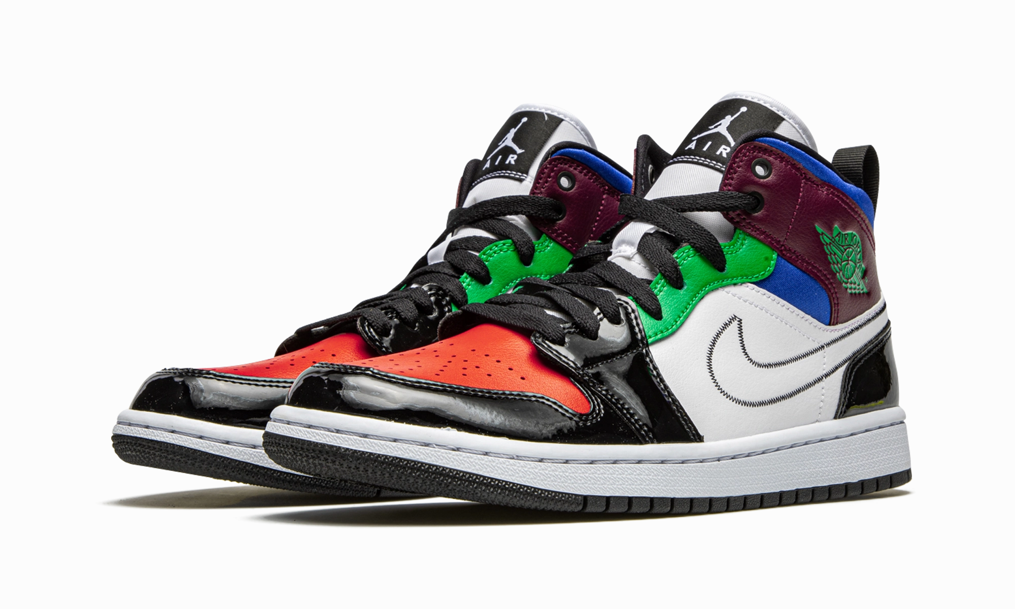 AIR JORDAN 1 MID SE WMNS "Multicolor" Slim Comfort Urban Pace
