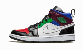 AIR JORDAN 1 MID SE WMNS "Multicolor" Walking Power Foot Shape