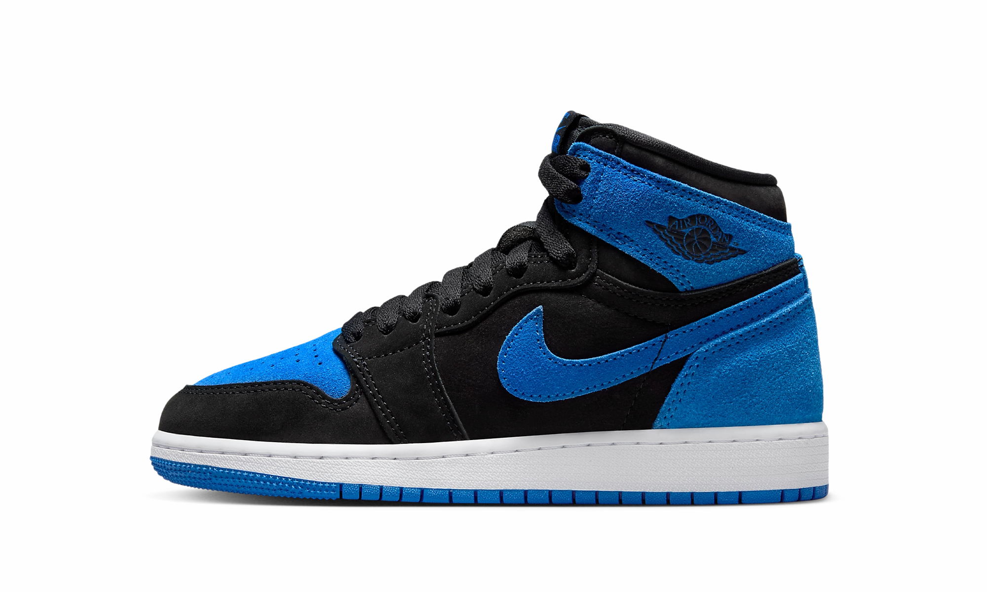 Air Jordan 1 High OG GS "Royal Reimagined" Stretch Laces