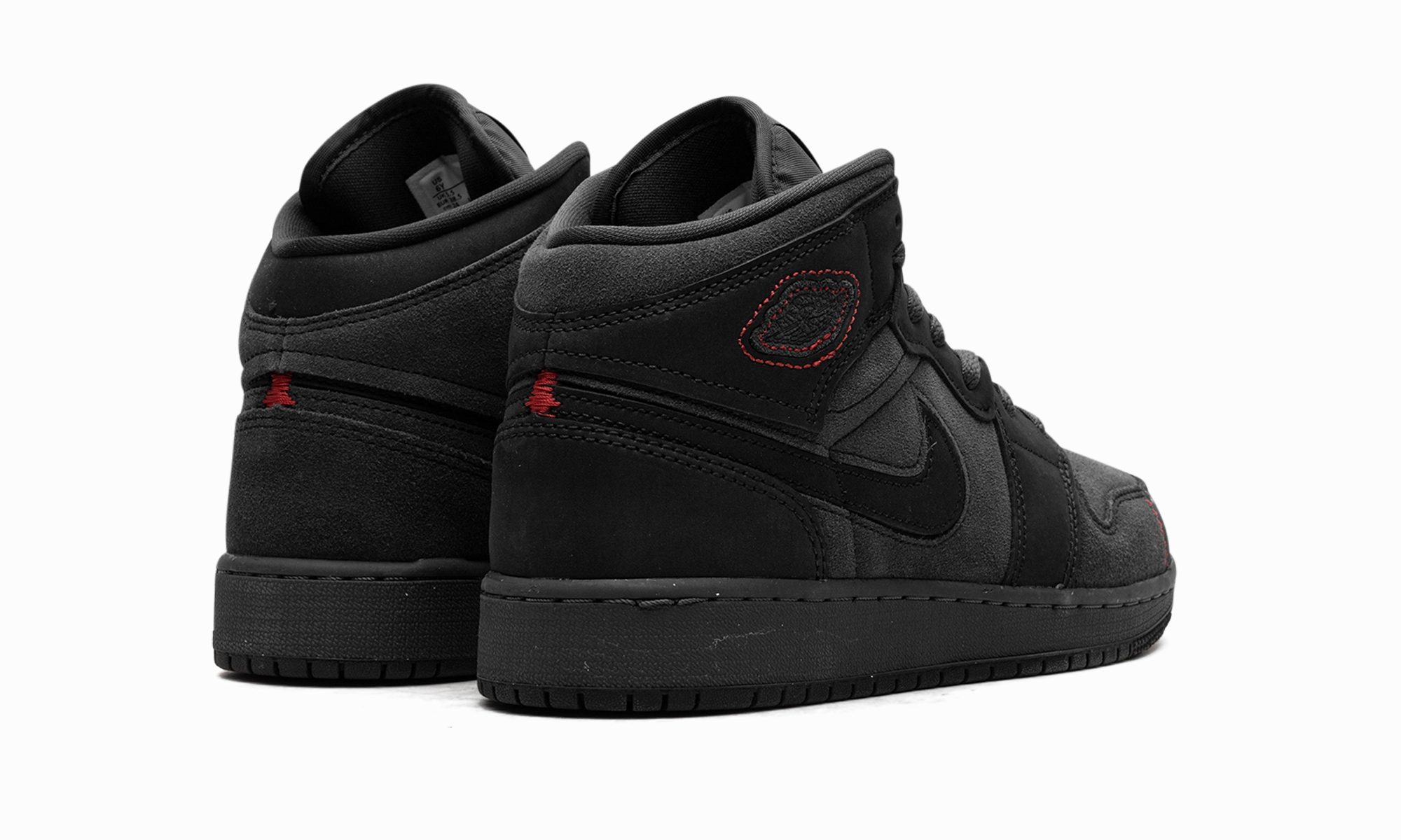Athletic Choice Movement Support Air Jordan 1 Mid GS "BLACK SUEDE"