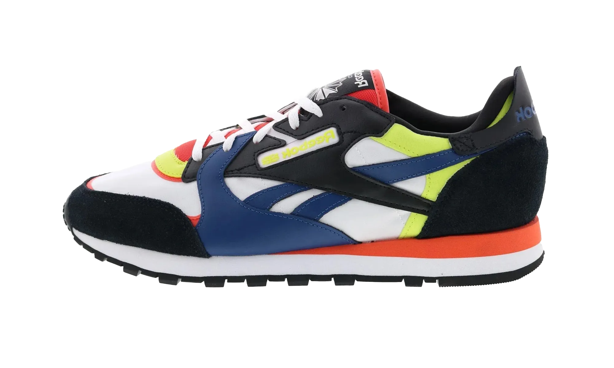 Classic Leather "White/Blue/Black/Yellow" fitness running shoes