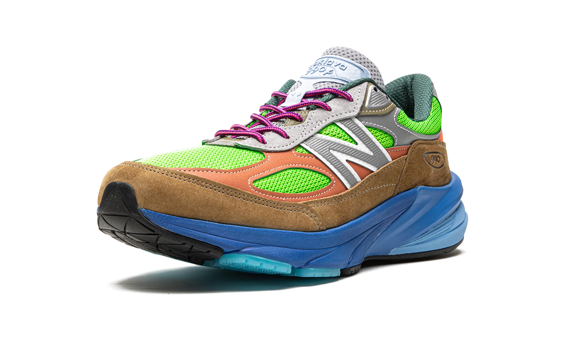 990 v6 "Action Bronson Baklava" hard - wearing outsole shoes shock - absorbing