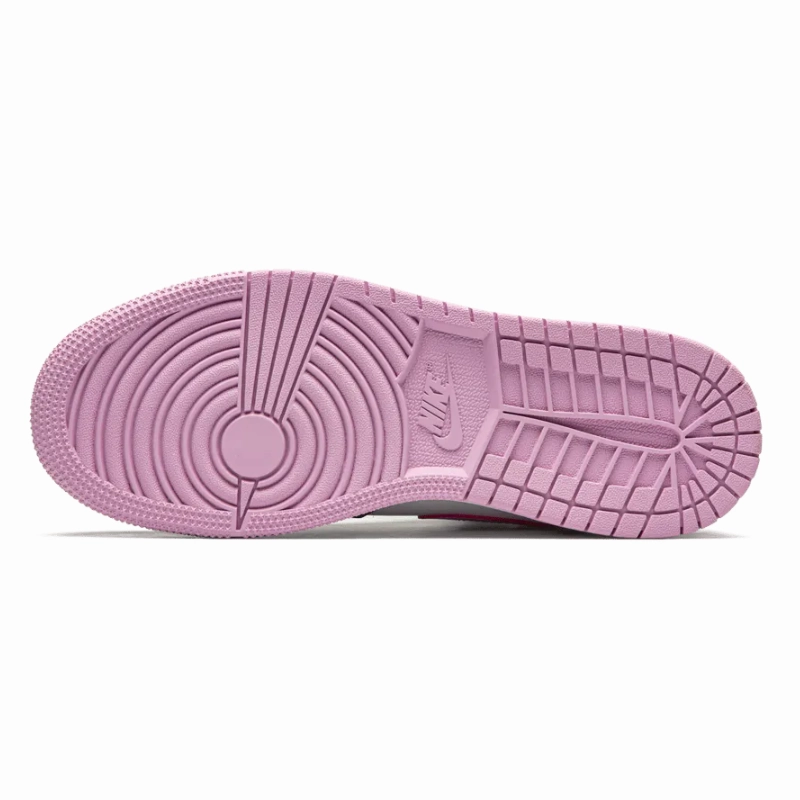 college teams Eco Friendly Air Jordan 1 Mid GS White Light Arctic Pink