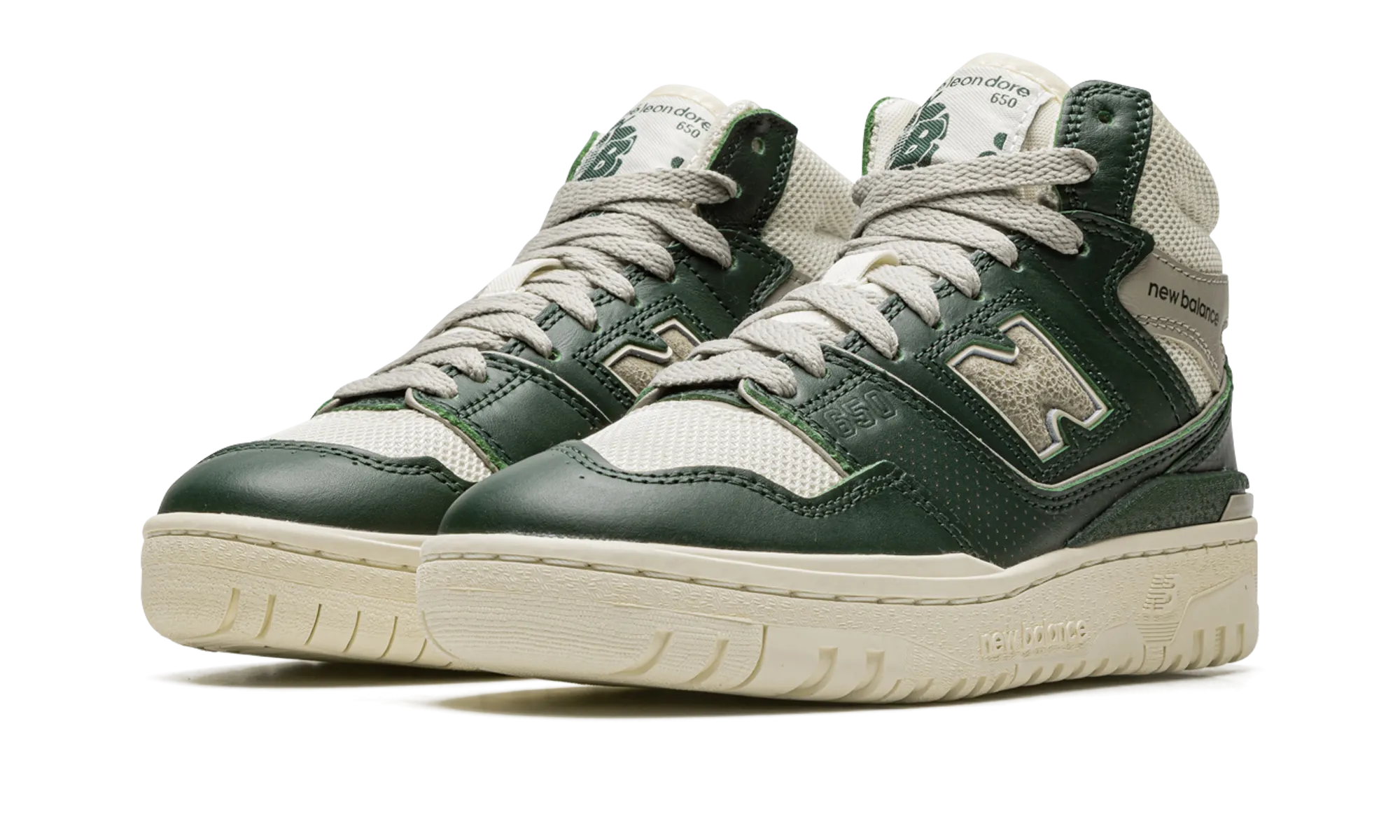 650R "Aim Leon Dore - Green" desert shoes