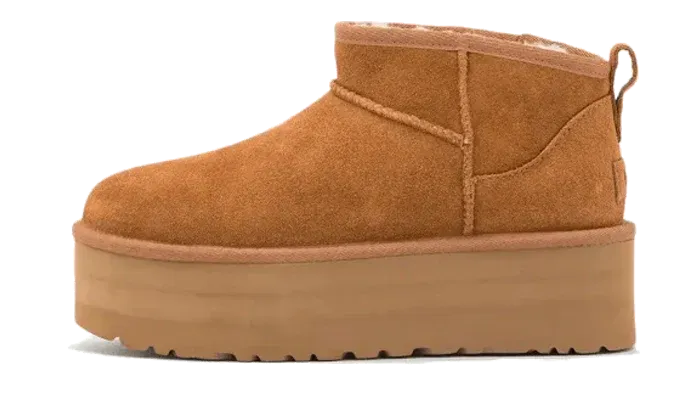 Sport Sole Power Walk UGG Classic Ultra Mini Platform Boot Chestnut