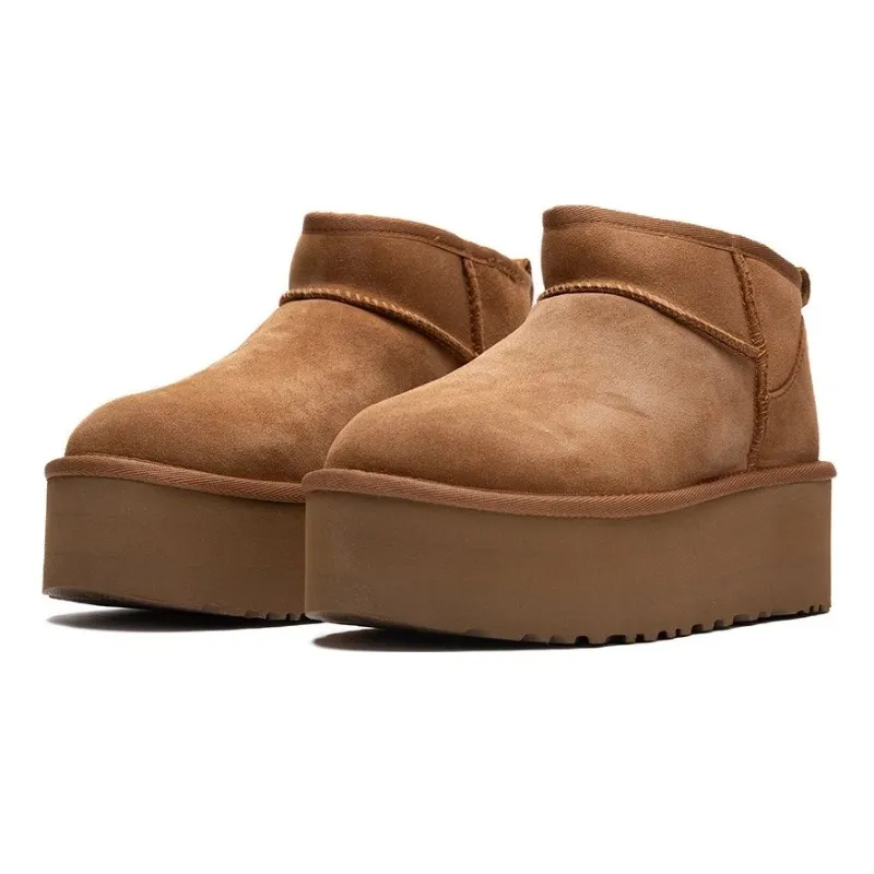 UGG Classic Ultra Mini Platform Boot Chestnut Season Guard
