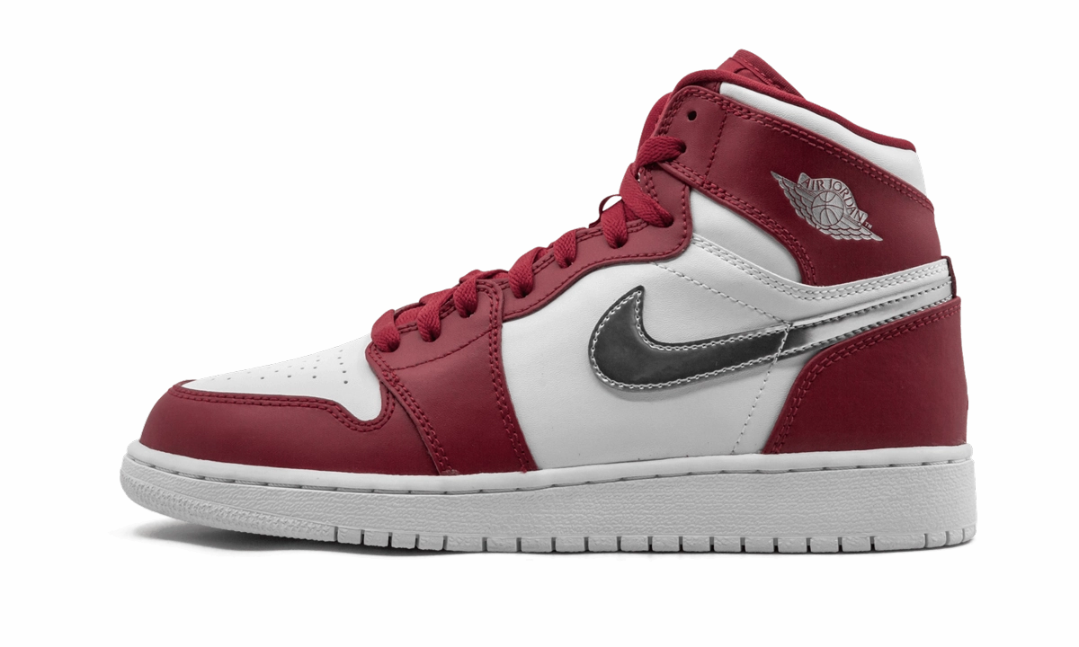 Air Jordan 1 Retro High GS "Silver Medal" Sophisticated Look Comfort sole