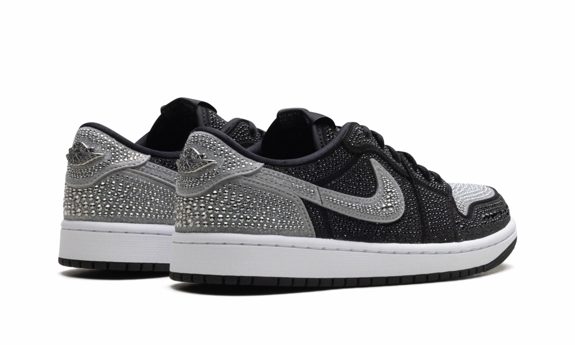 athletic chic Air Jordan 1 Retro Low OG WMNS "Swarovski - Stealth"
