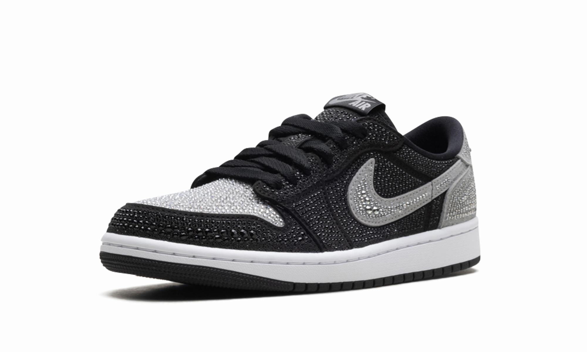 Enhanced grip Smooth Performance Air Jordan 1 Retro Low OG WMNS "Swarovski - Stealth"