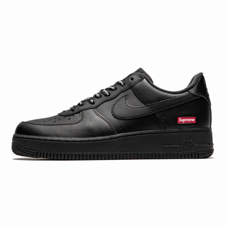 Supreme x Air Force 1 Low Box Logo ??Black Performance-enhancing
