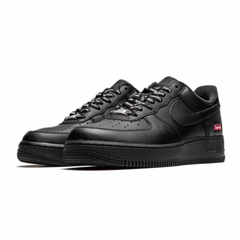 Comfortable Design color - black Supreme x Air Force 1 Low Box Logo ??Black