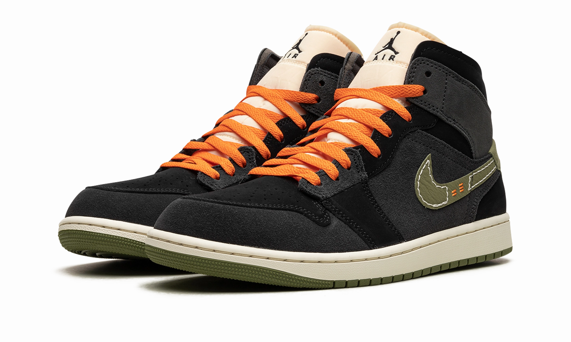 Multi-functional performance Modern Comfort Air Jordan 1 Mid SE Craft "Anthracite Light Olive"