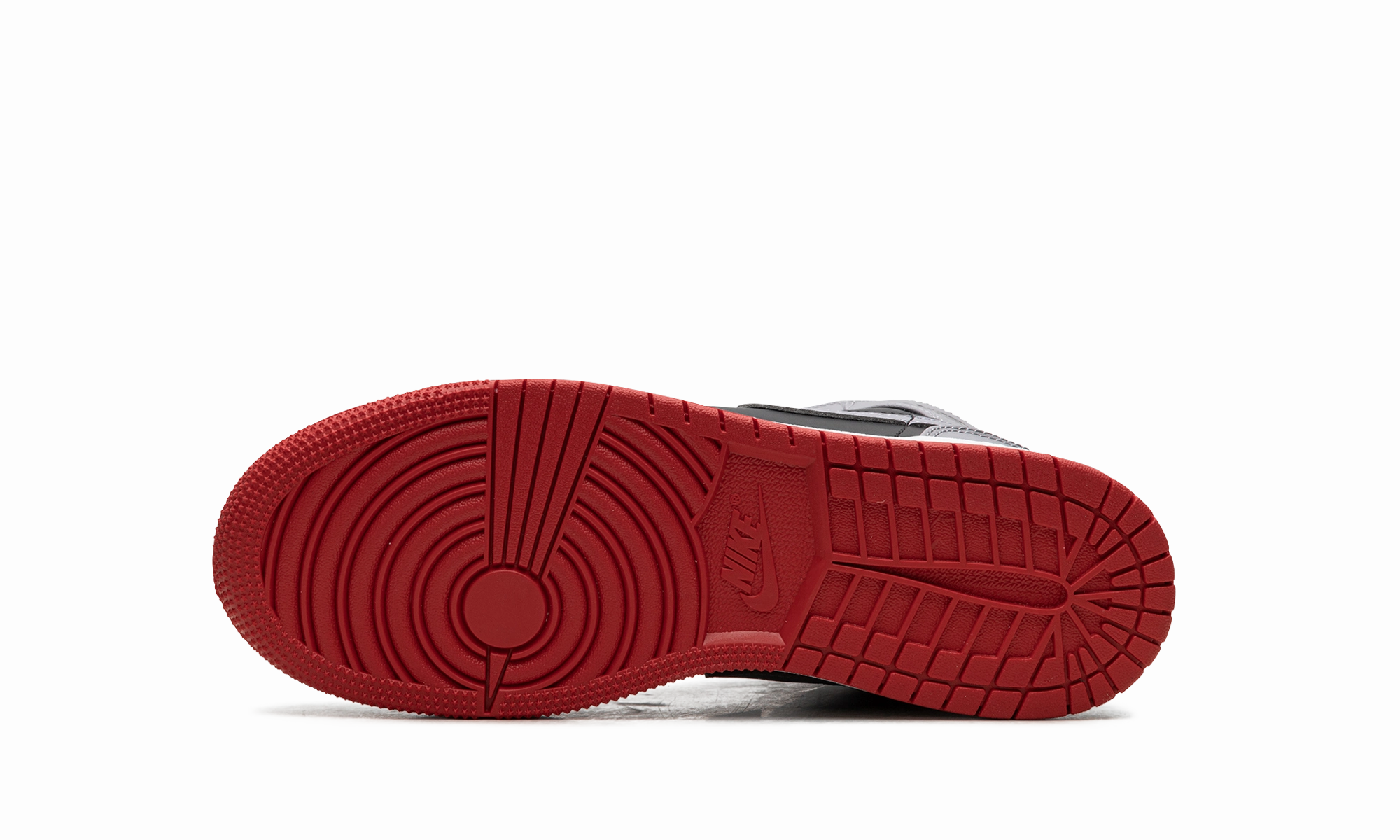 AIR JORDAN 1 MID GS "Black Grey Red" Luxe support