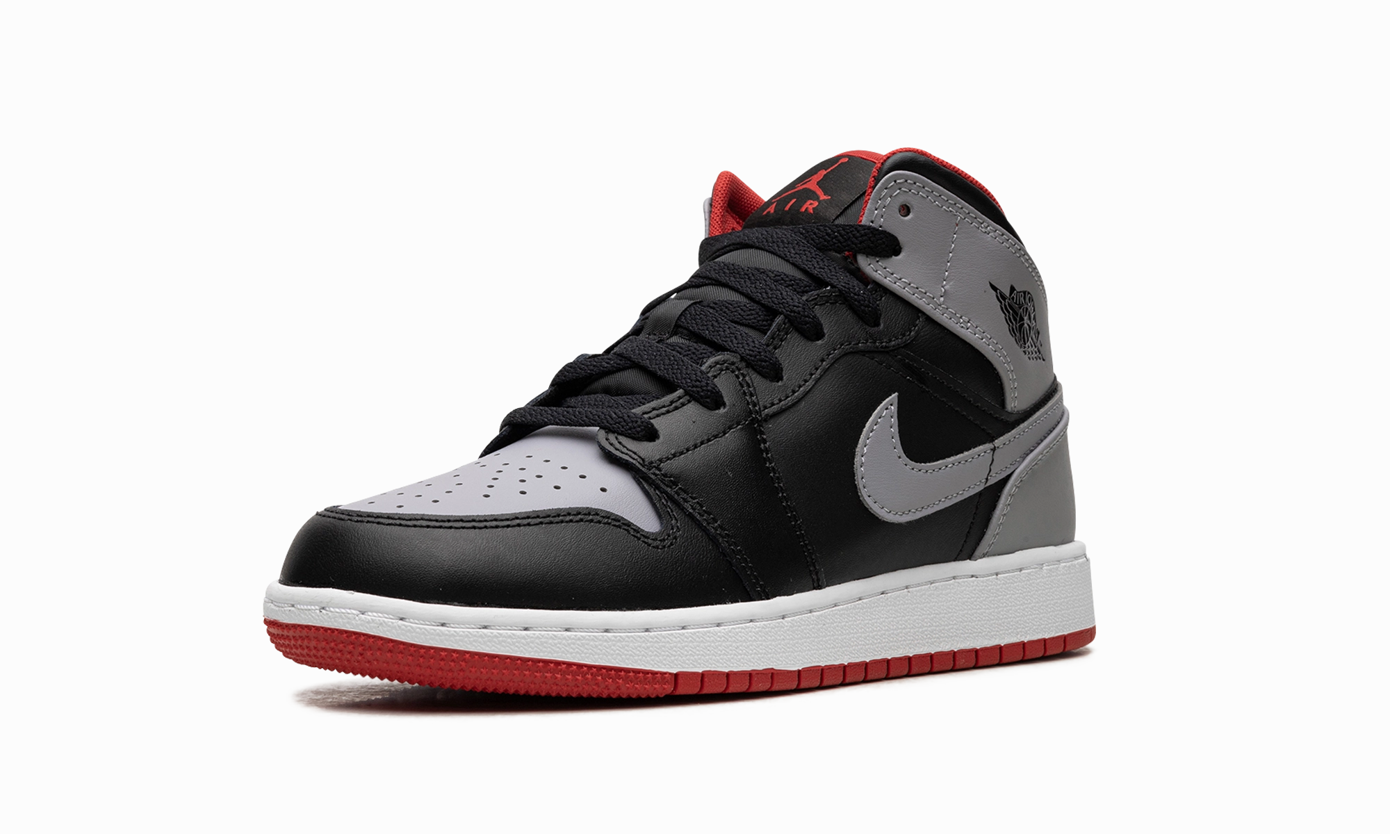 Trail Performance AIR JORDAN 1 MID GS "Black Grey Red"