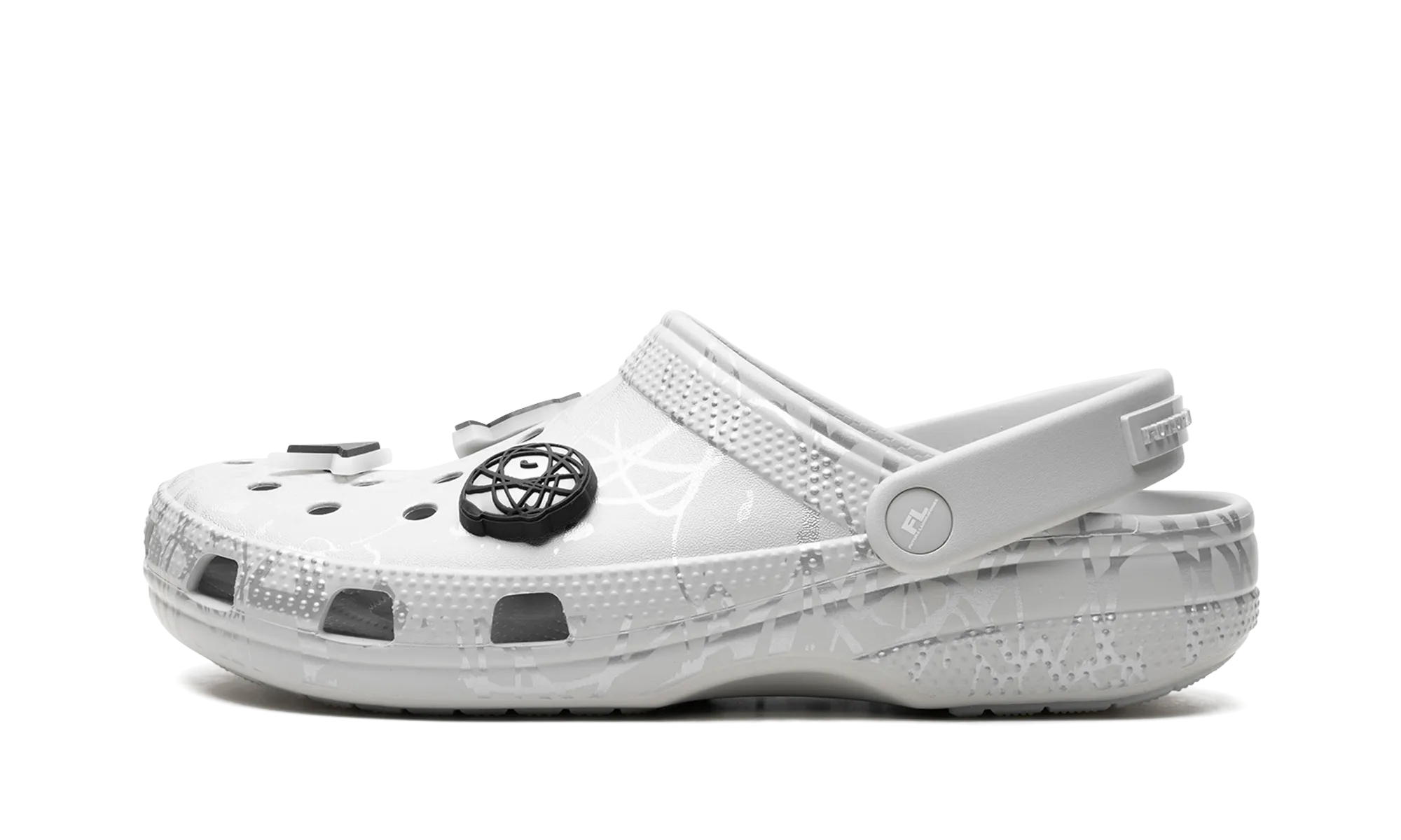 Synthetic Upper Arch Cushioning Clog "Futura Laboratories - Pearl White"