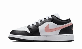 Jordan 1 Low GS "White Black Rust Pink" Trail Performance