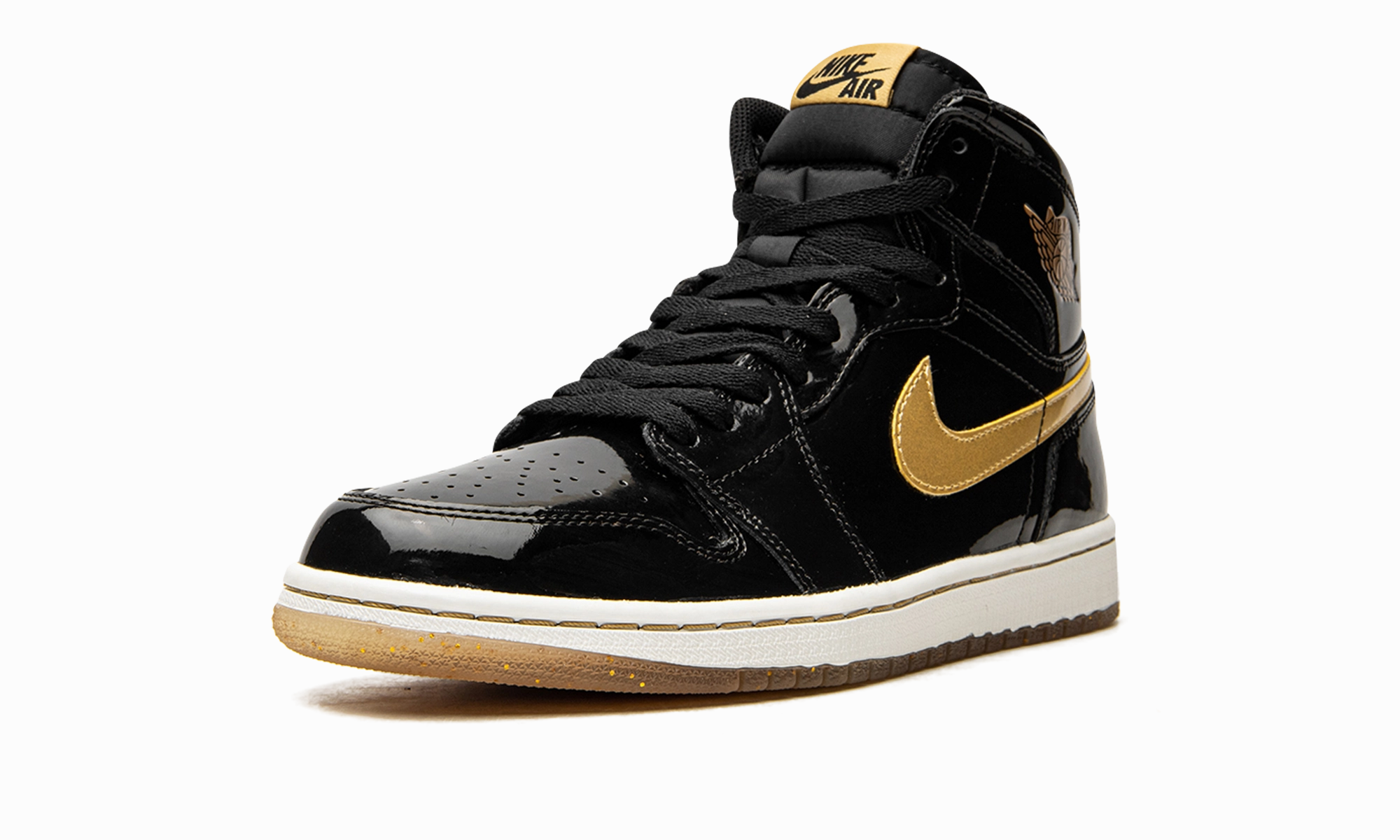 Seamless lining Air Jordan 1 Retro High OG "Black/Metallic Gold"