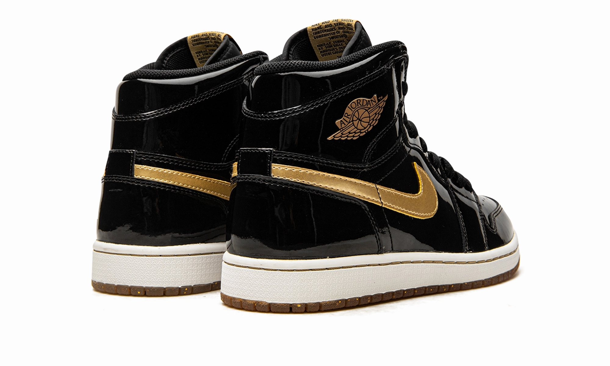 Air Jordan 1 Retro High OG "Black/Metallic Gold" Arch support