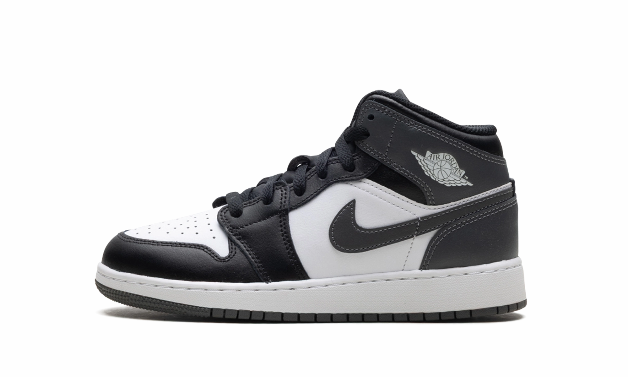 Energy Walk Air Jordan 1 Mid "Black/ Iron Grey/ White"