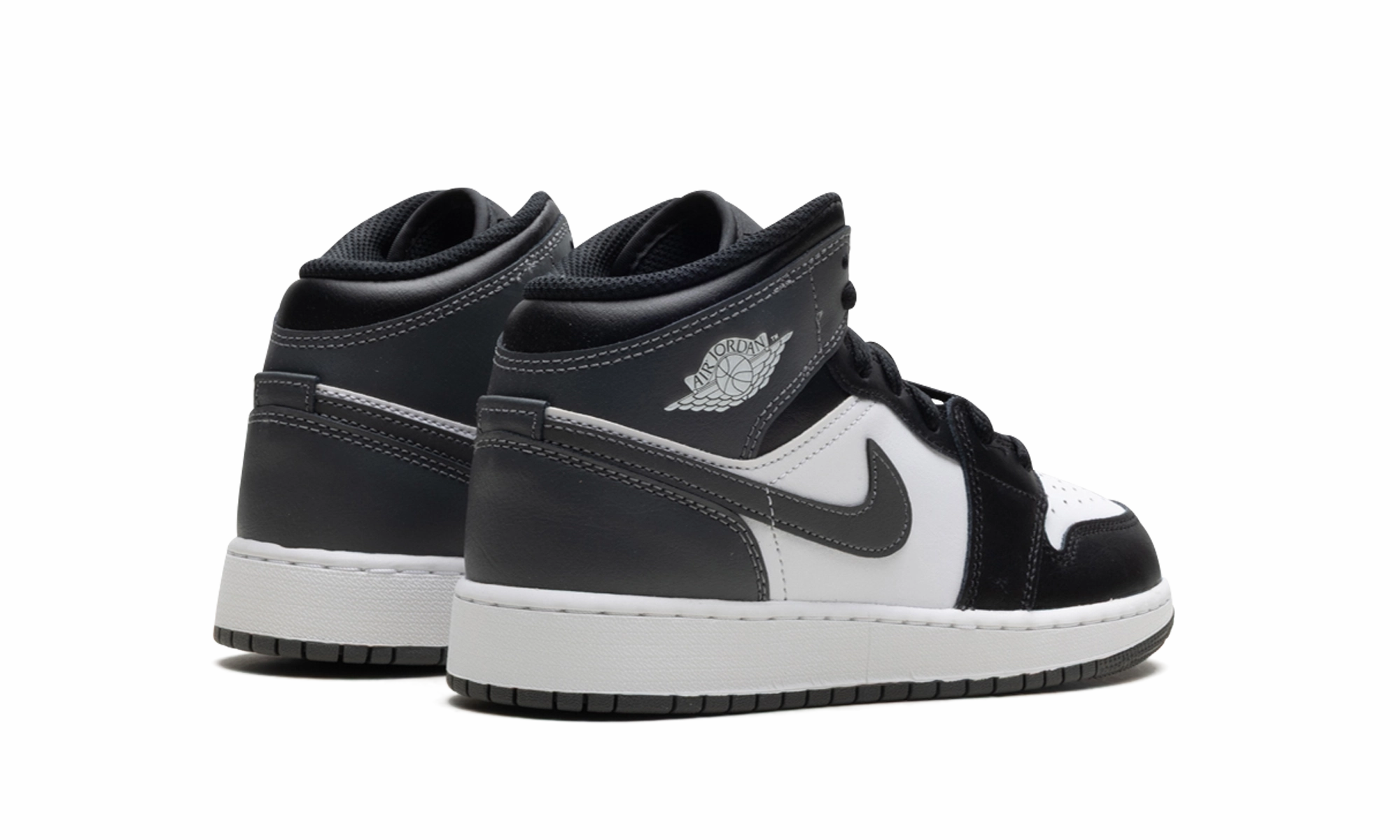 Air Jordan 1 Mid "Black/ Iron Grey/ White" Sporty Edge