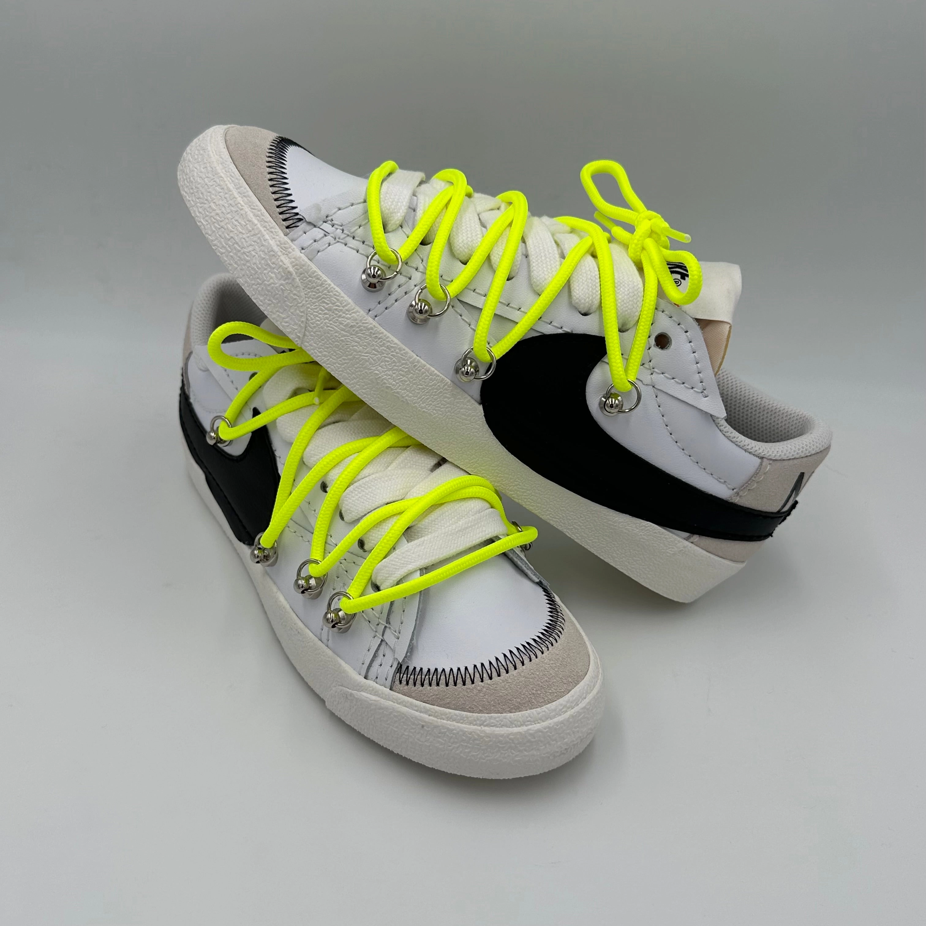 Nike Blazer Jumbo "Over Laces" running in a beach area shoes running in a dance studio shoes