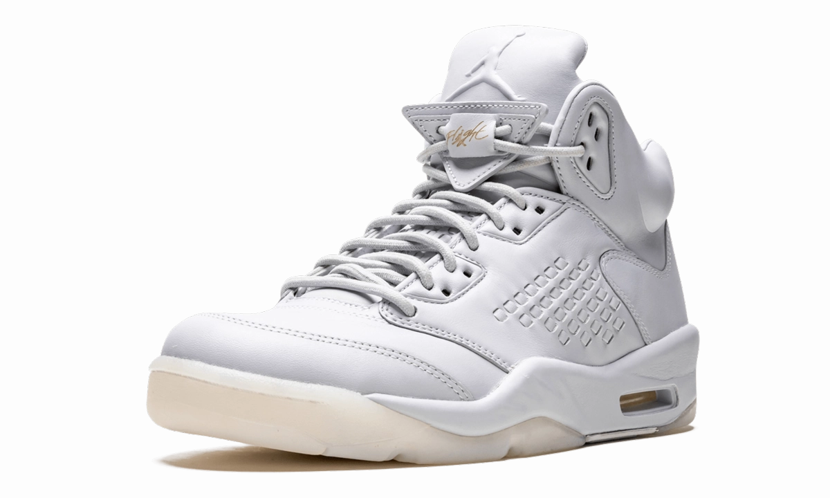 Air Jordan 5 Retro Prem "Pure Platinum" animal - themed running gear