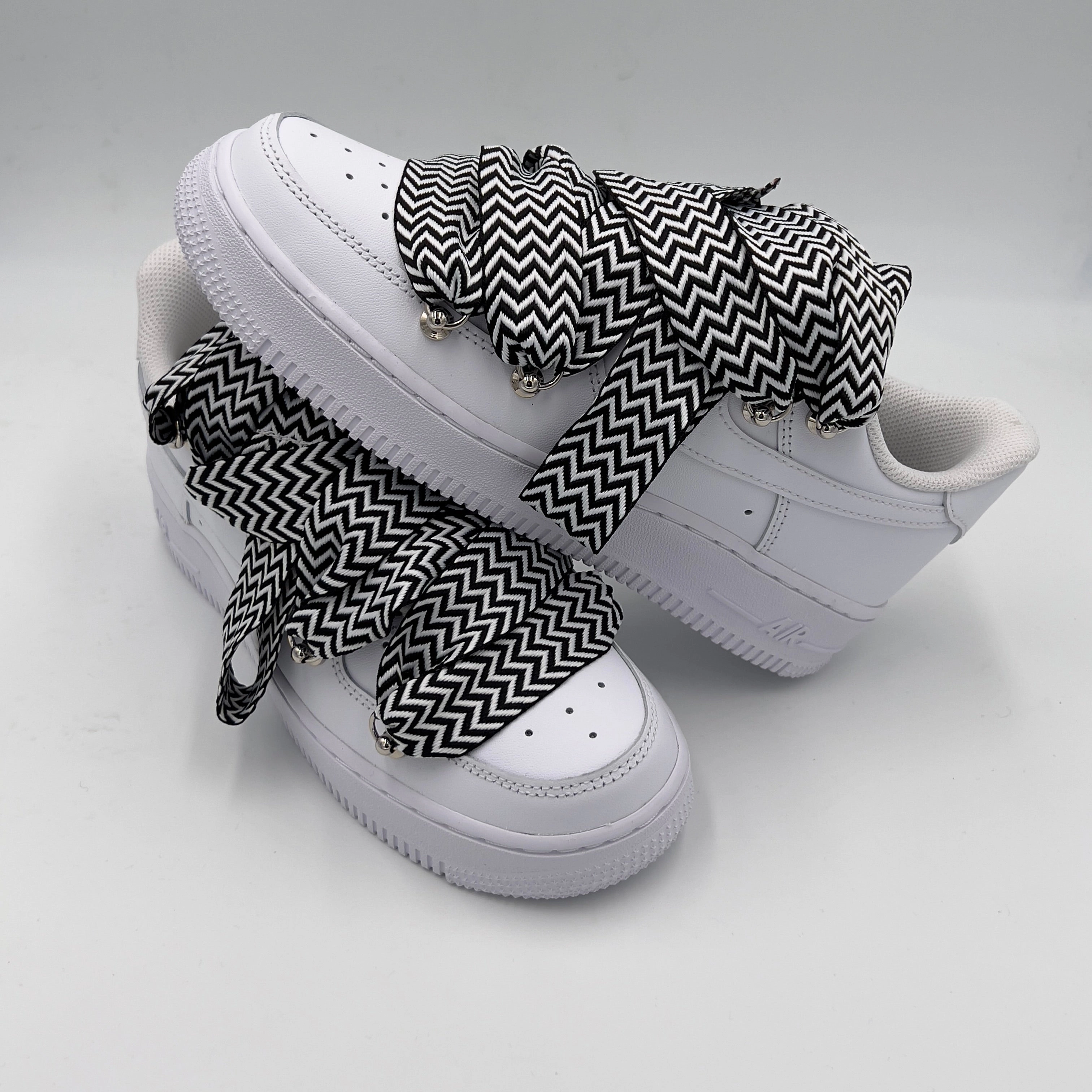 carbon - fiber - plate connected Nike Air Force 1 Lanvin Black &amp; White"