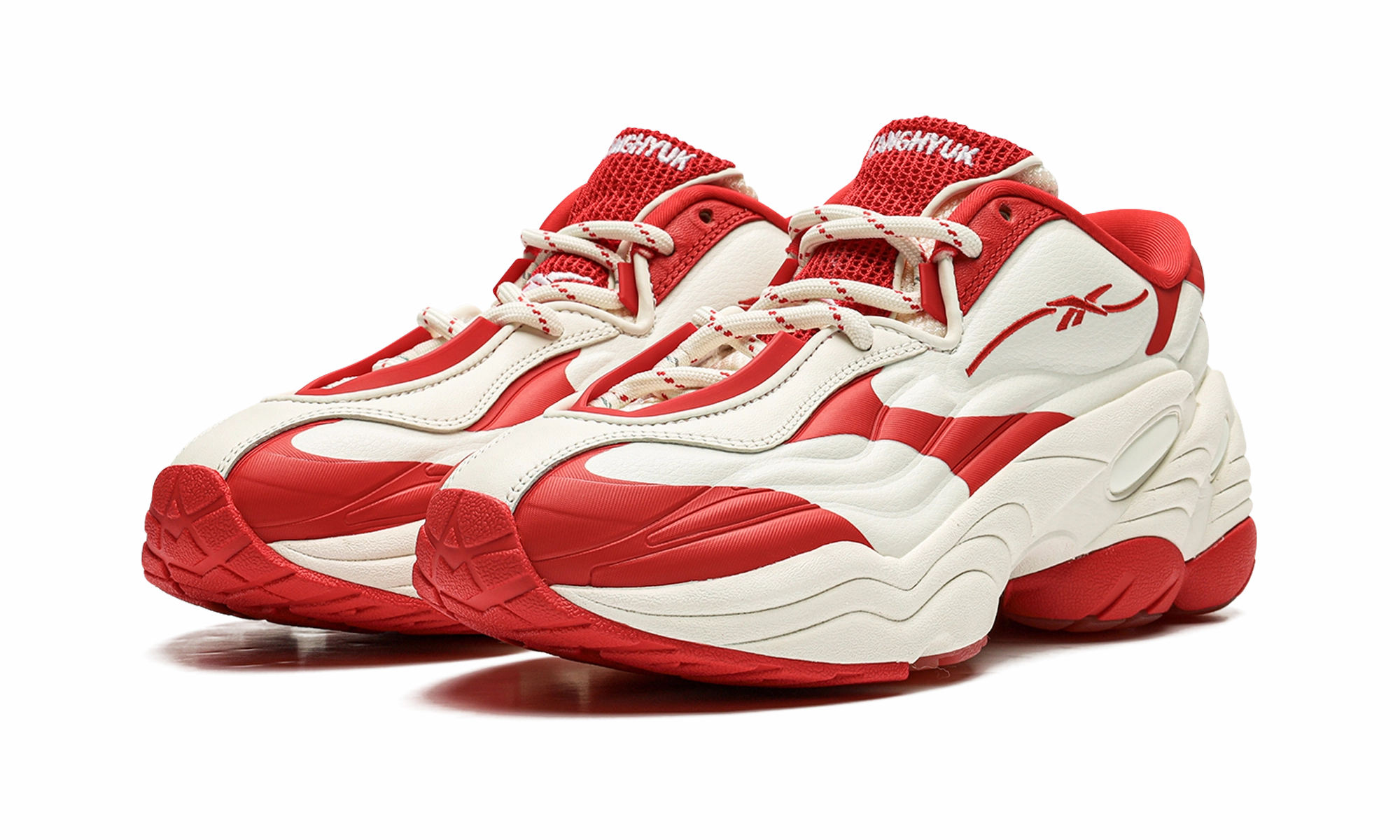 DMX Run 6 Modern "Kanghyuk - White / Red" long - distance runner shoes rehabilitation running shoes