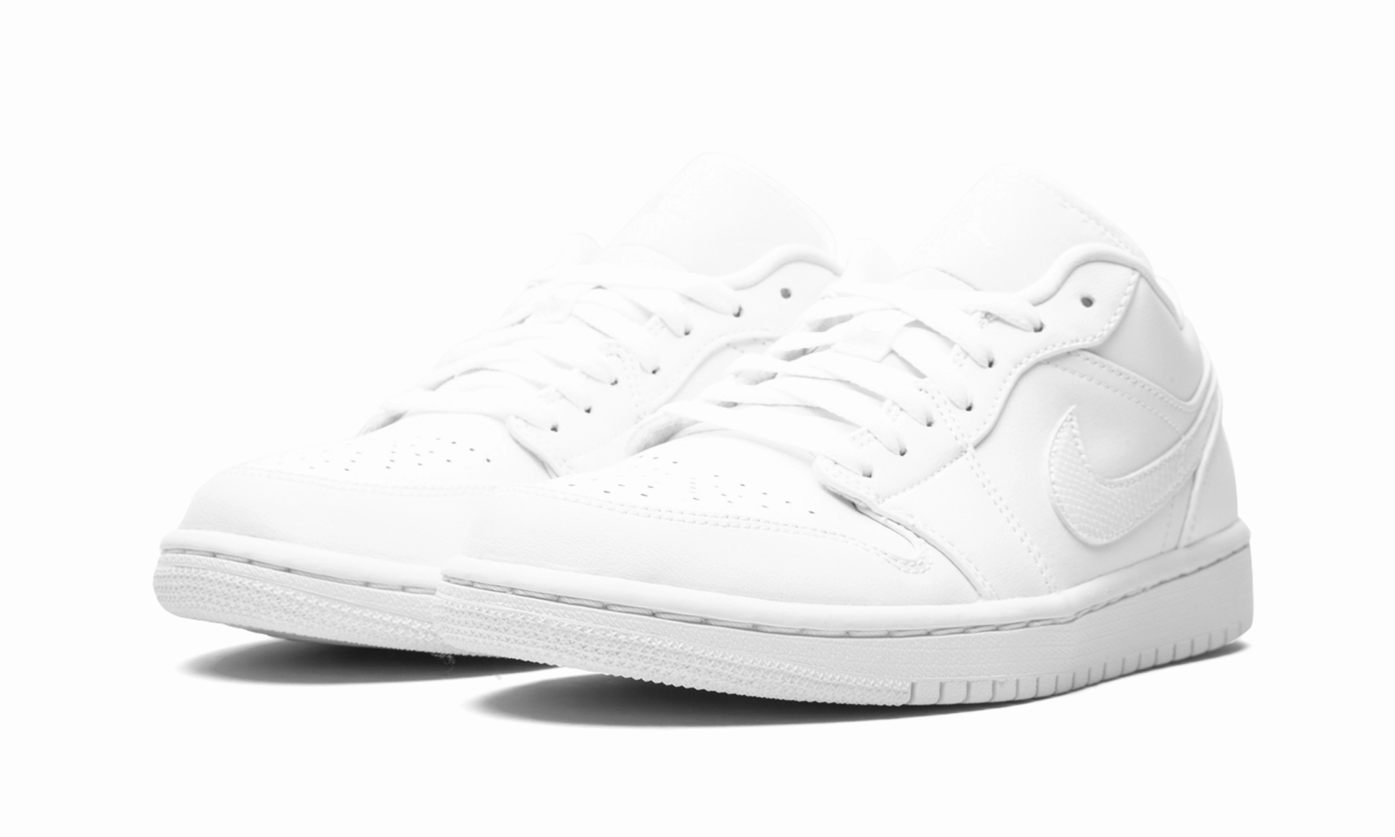 AIR JORDAN 1 LO WMNS "Triple White" Back Tab Comfy Fit