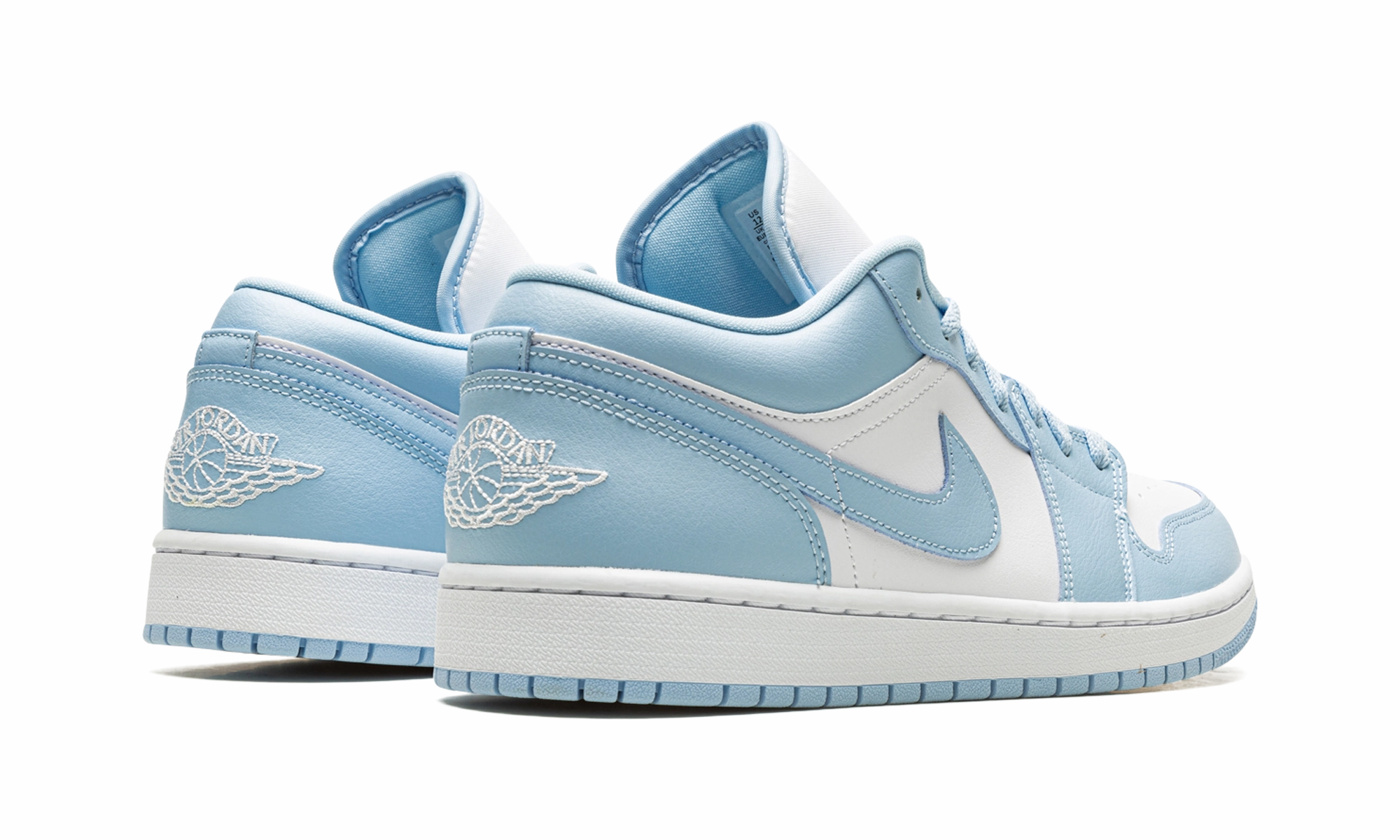 AIR JORDAN 1 LOW WMNS "Ice Blue" Cushioned ride