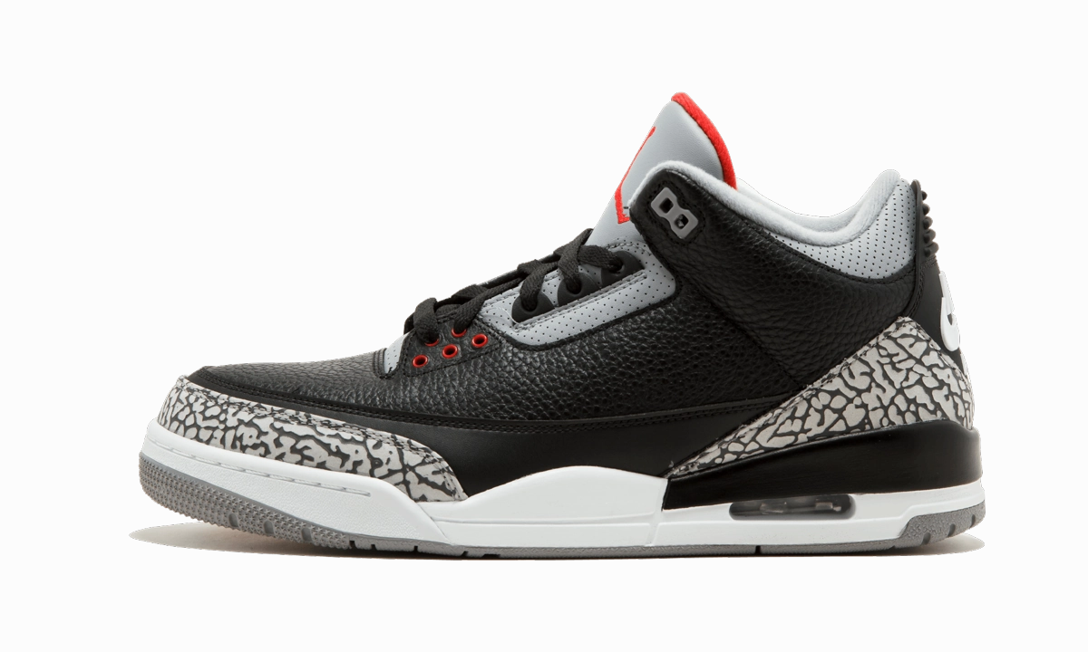 Sleek Profile Air Jordan 3 Retro OG "Black Cement"