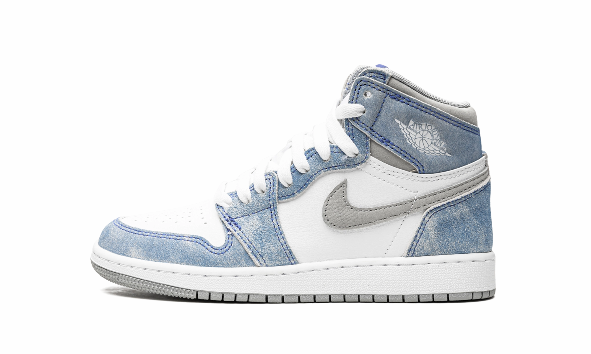 Durable piece Workout Friendly Air Jordan 1 High OG GS "Hyper Royal"