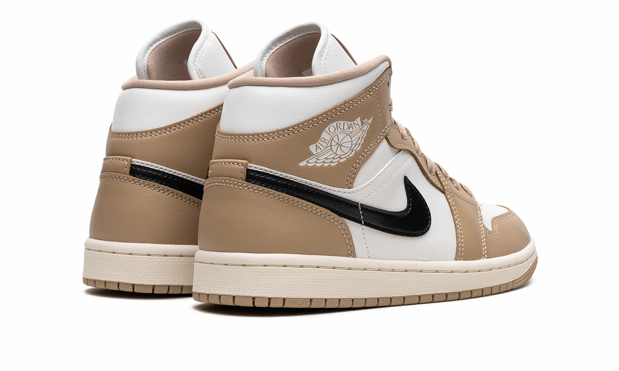 AIR JORDAN 1 MID WMNS "Desert" Optimal flair