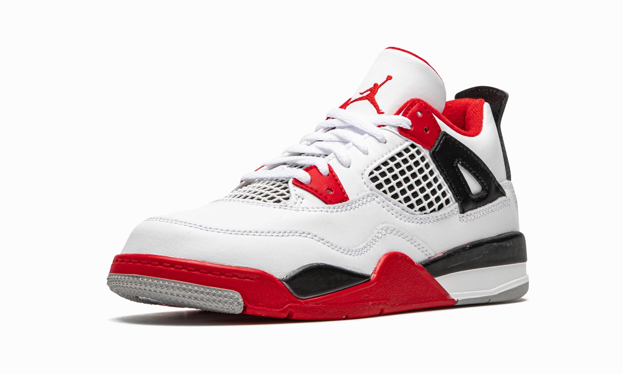 Jordan 4 Retro PS "Fire Red 2020" On Foot Refined Look