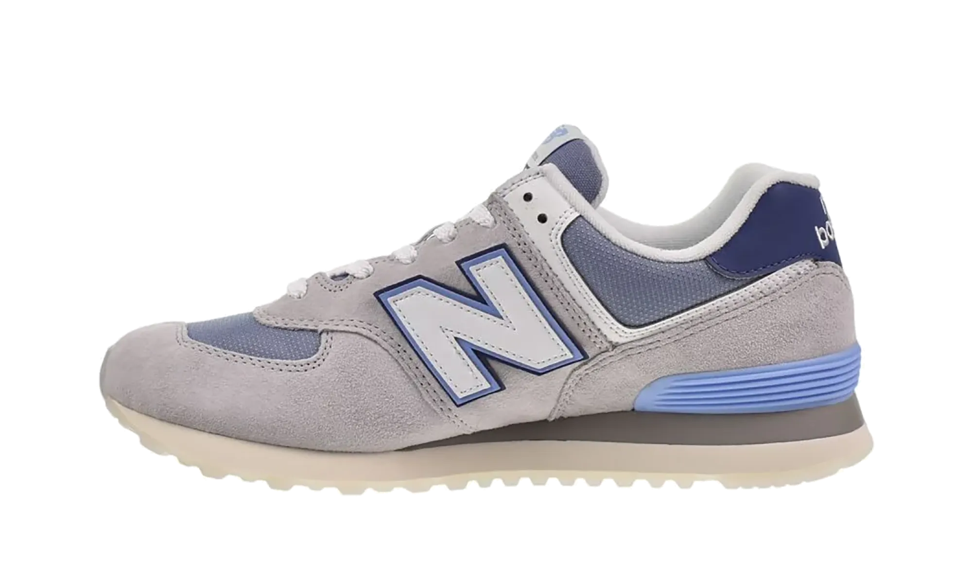 574 "Grey/White" running shoes for interval training shock - absorbing