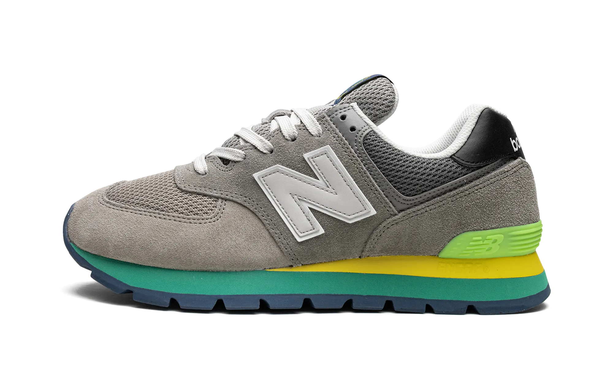 Speed Enhancement 574 Rugged "Rugged Grey Yellow Emerald"