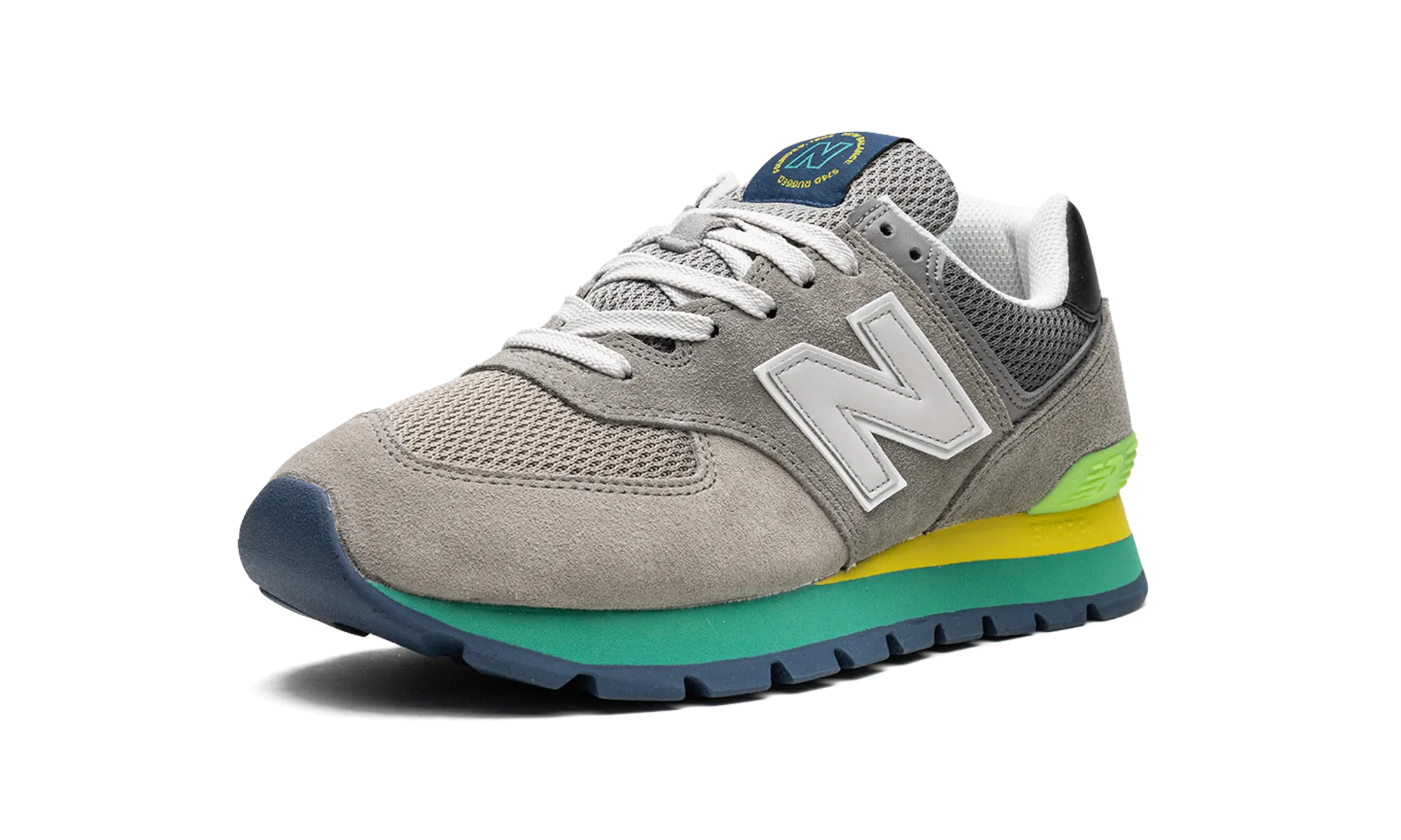 574 Rugged "Rugged Grey Yellow Emerald" Ultra grip