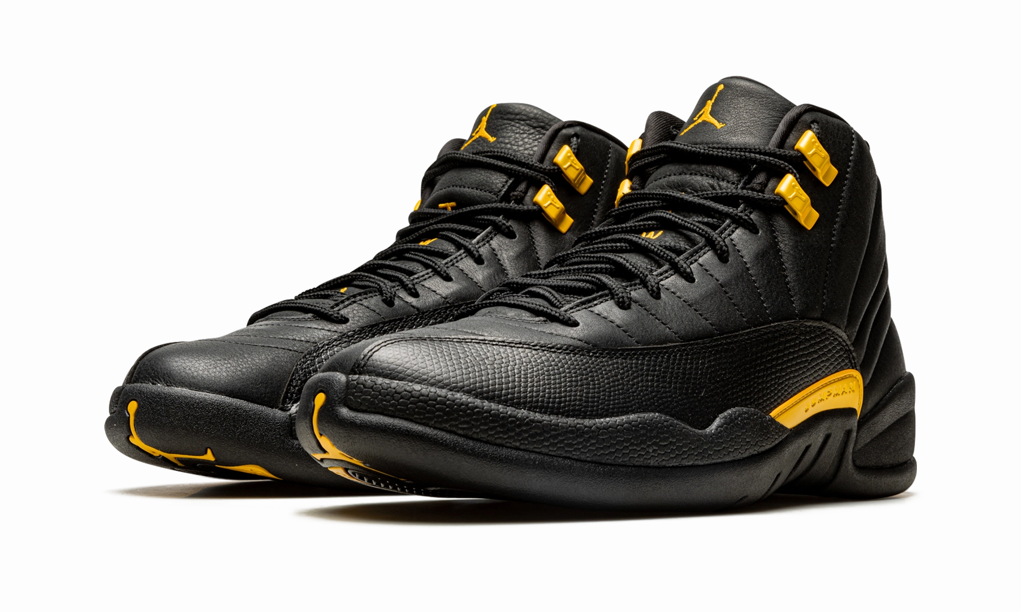 Air Jordan 12 Retro "Black Taxi" Lightweight Build leather - upper shoes