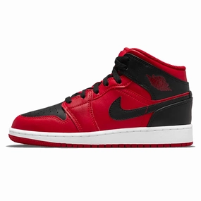 sports event participation Air Jordan 1 Mid Reverse Bred Gs