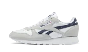 Classic Leather "White Blue" speed running shoes supination - correcting shoes