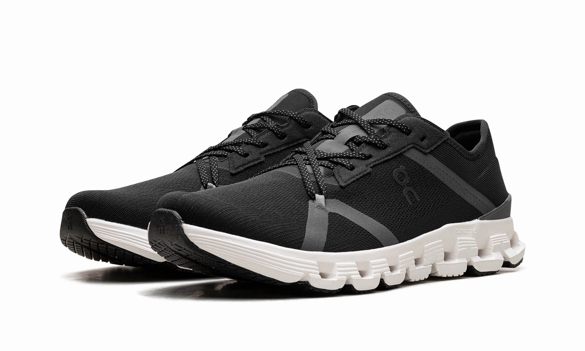 running in cloudy weather shoes ventilation - rich running option Cloud X 4 AD "Black Asphalt"