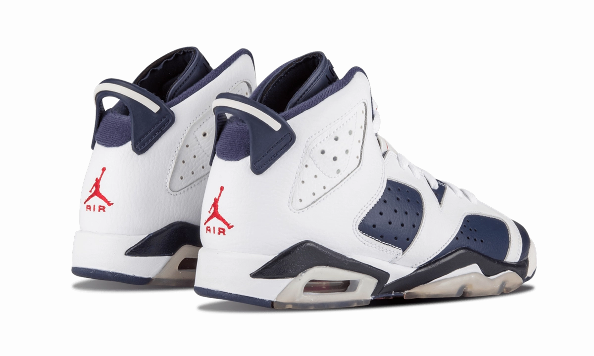 Air Jordan 6 Retro GS "Olympic" synthetic running shoes