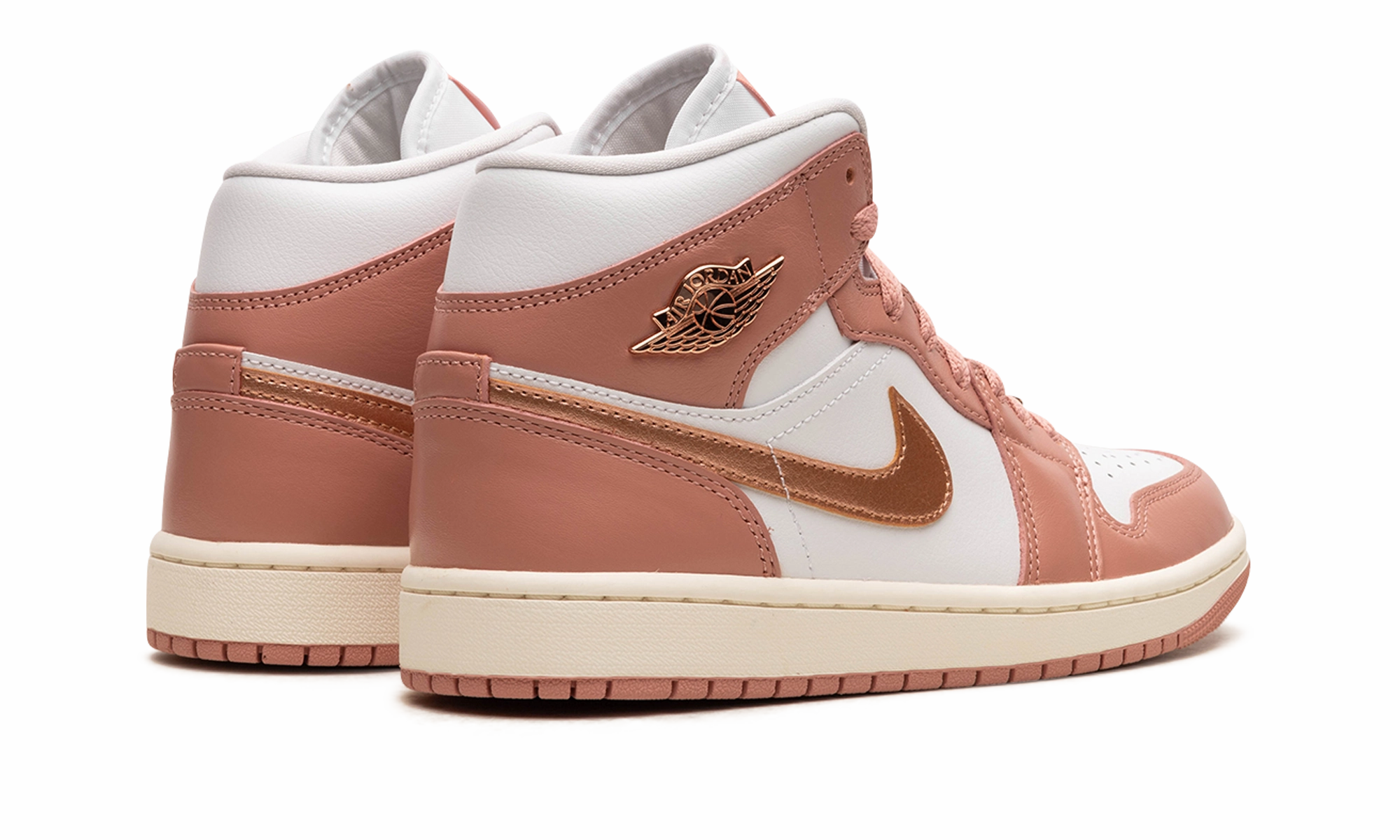 AIR JORDAN 1 MID WMNS "RED STARDUST" Cross Terrain