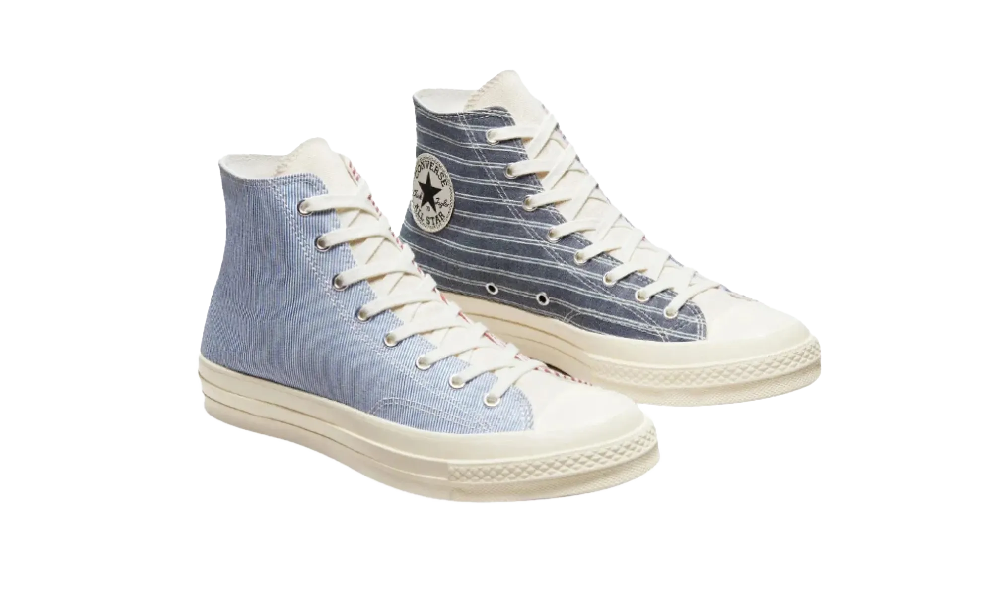 Chuck 70 Hi Unisex "Multi-Color Retro Stripes" All-Weather Design Guide Step