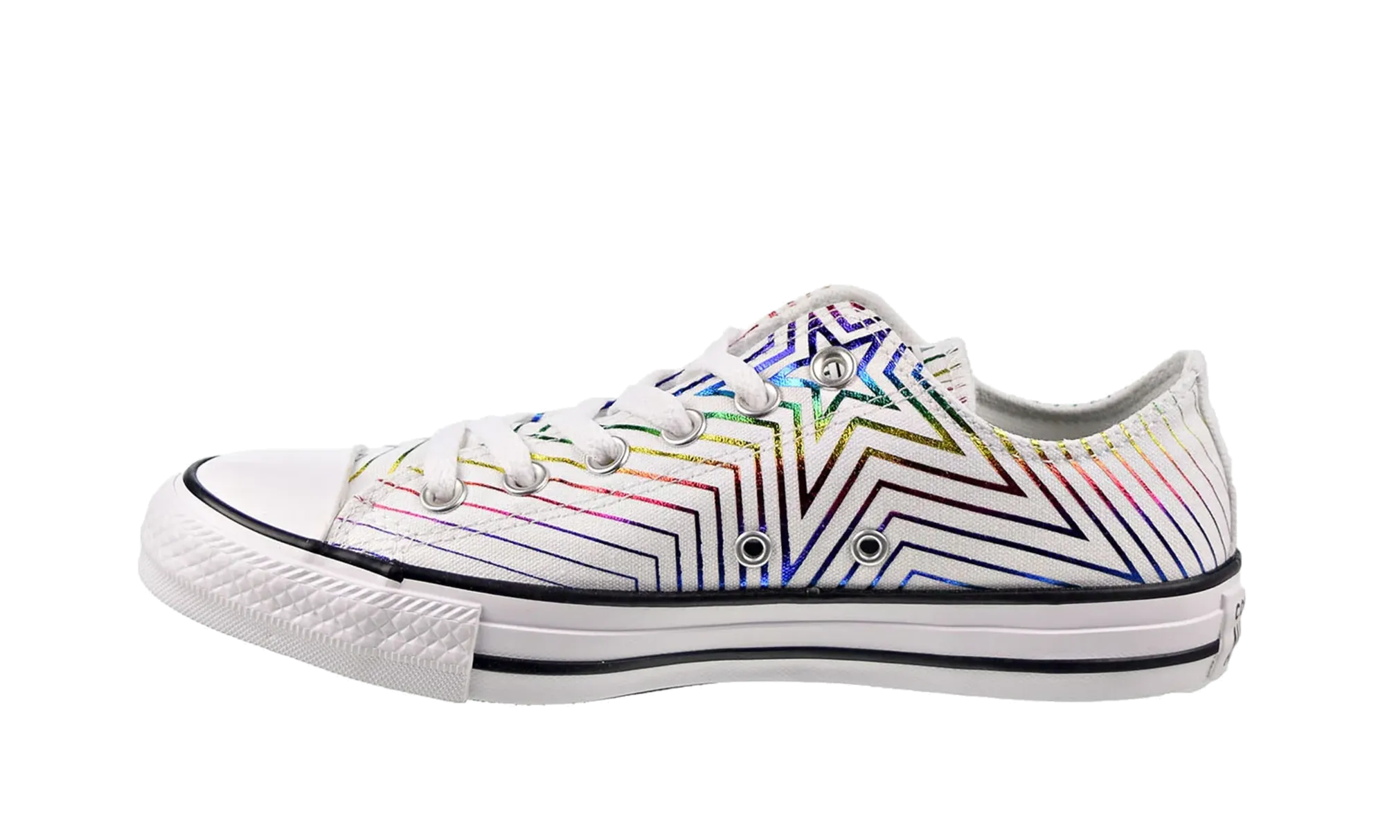 Urban Trek Neutral Colors Chuck Taylor All Star Ox "All Of The Stars" WMNS "White/Black"