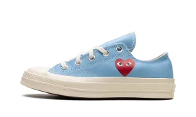 Chuck 70 CDG OX AC "Bright Blue" Versatile Look Campus Run