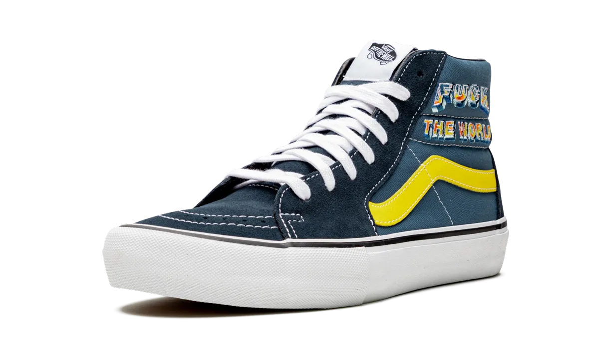 Tide Path Trail Trek Sk8-Hi Pro "Supreme - F*ck the World - Navy"