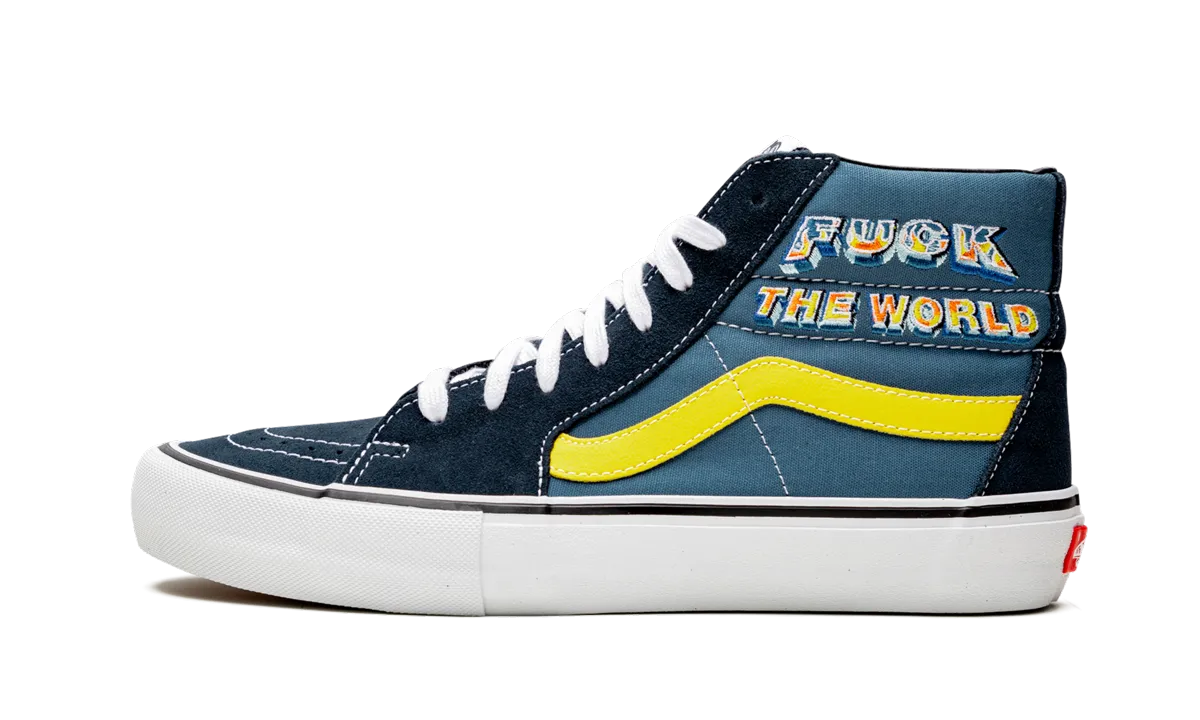 Chic Footwear Rock Jog Sk8-Hi Pro "Supreme - F*ck the World - Navy"