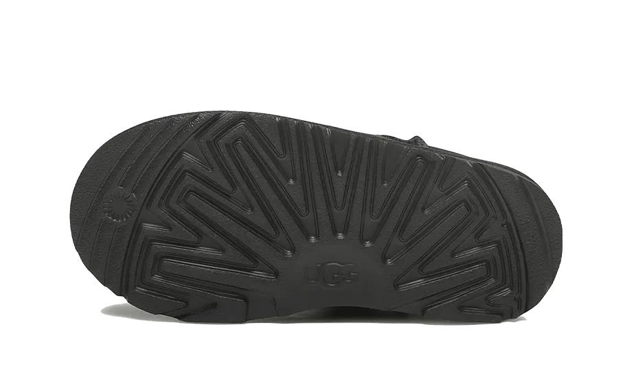 UGG Classic Ultra Mini Boot Black (Kids) Earth Glow Gloss Glow