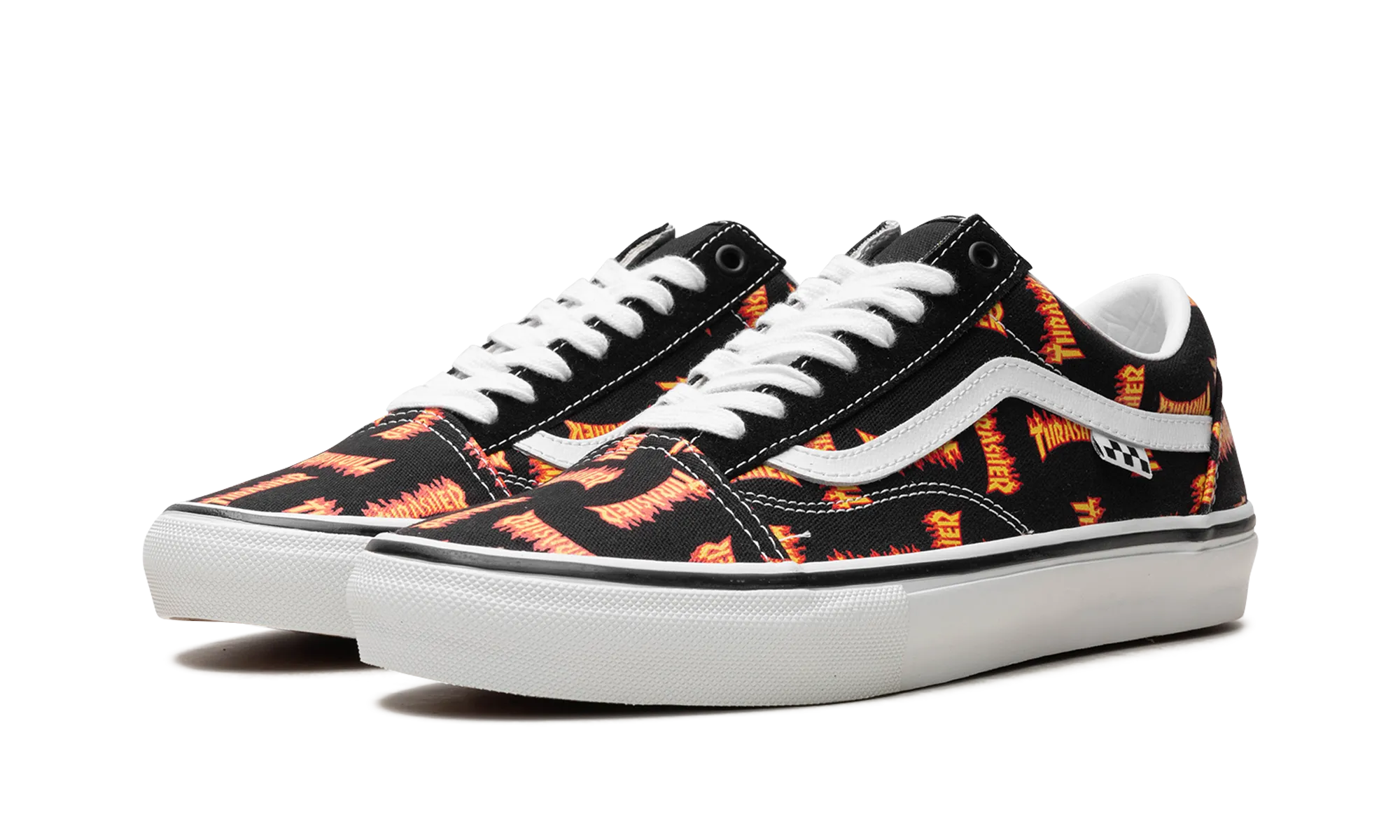 Old Skool "Thrasher All Over Flame Logo" Minimal Weight Timeless Look
